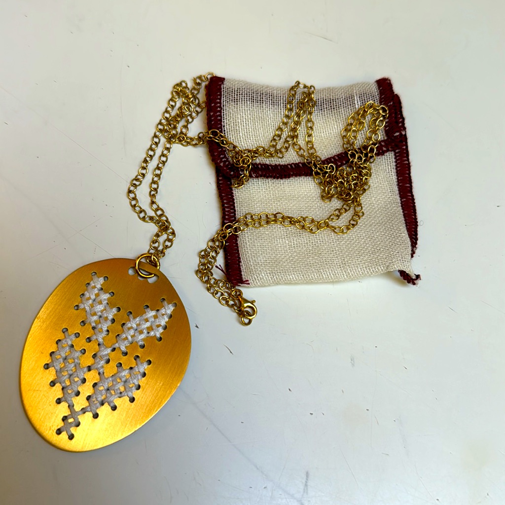 Charalampia Concept 14k Gold Over Sterling Silver 19+ Grams Long Chain Necklace